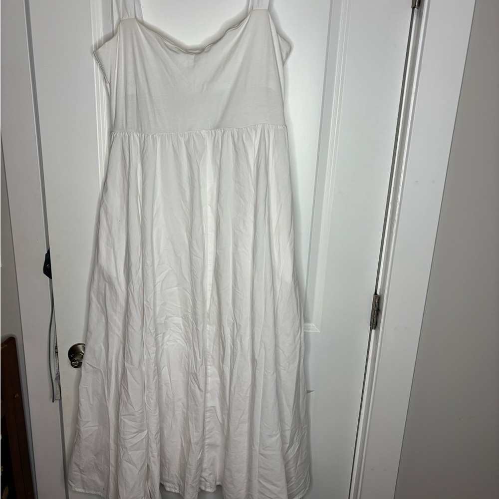 J. Crew Sweetheart tank dress with poplin skirt NWT